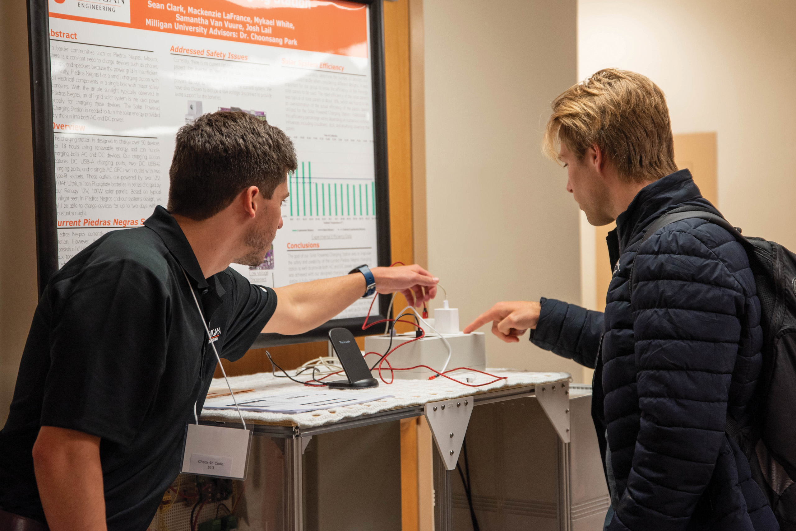 students present at the Blue Ridge Research Conference