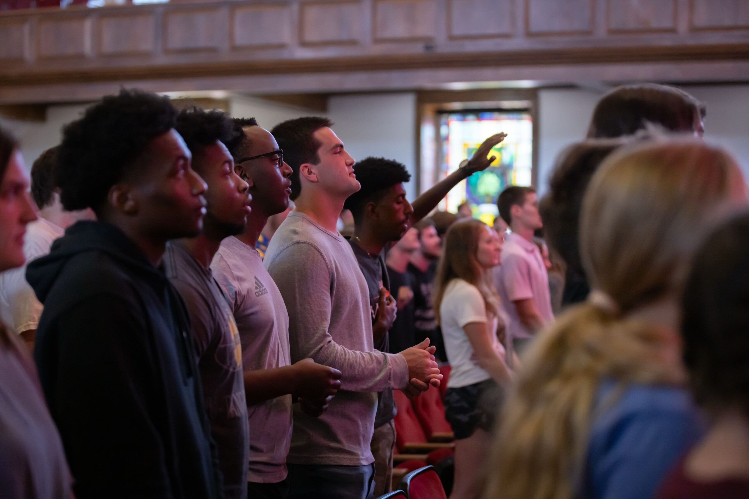 Seeger Chapel Service Sit next to classmates, faculty, and staff who hold the same high view of biblical principles that you hold.