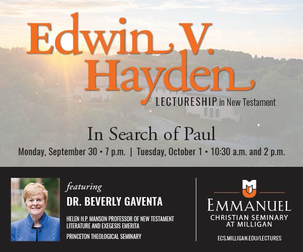 Emmanuel’s Edwin V. Hayden Lectureship focuses on the Apostle Paul, his letter to the Romans