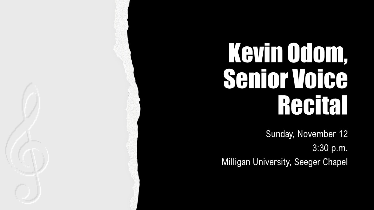 Kevin Odom recital graphic