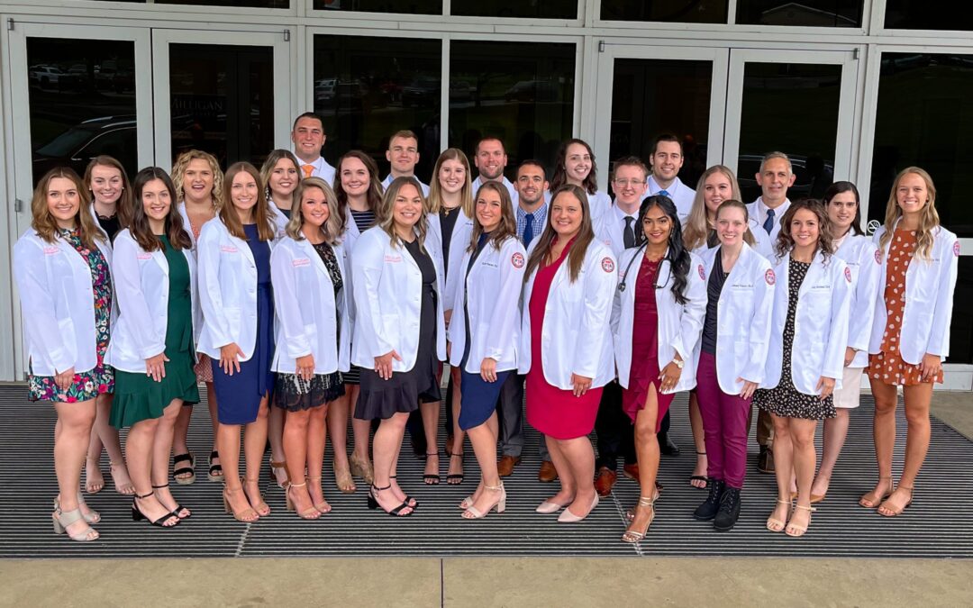 PA students receive white coats