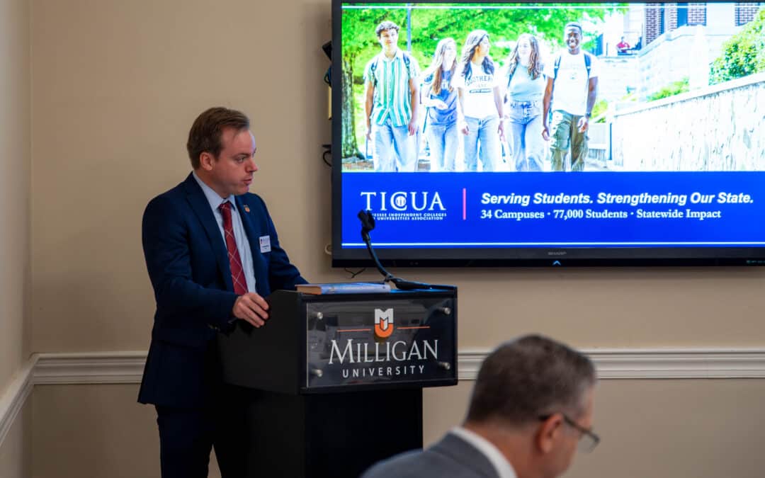 Milligan hosts TICUA legislative breakfast
