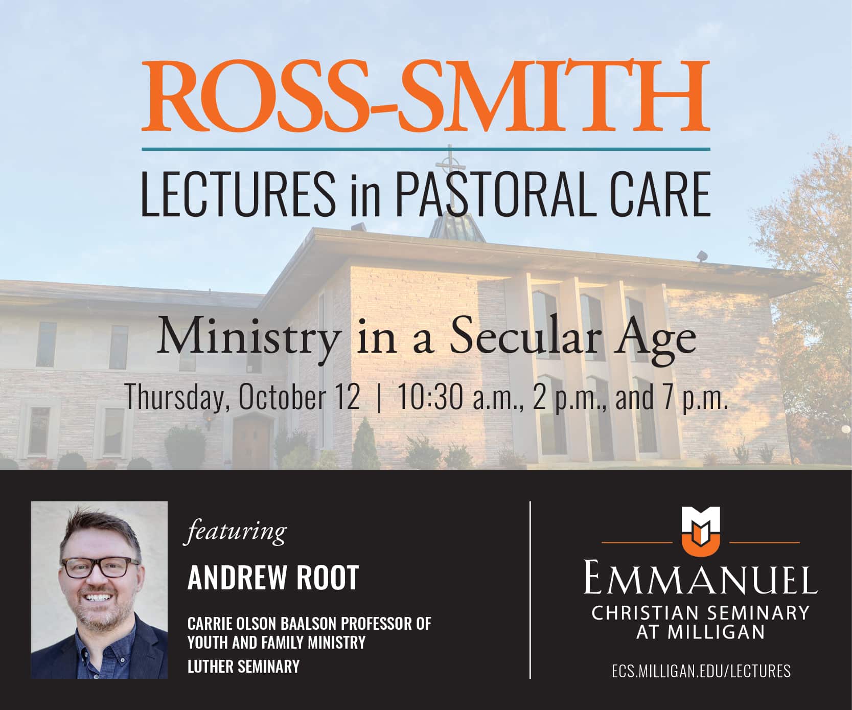 Ross-Smith Ministry in a Secular Age graphic