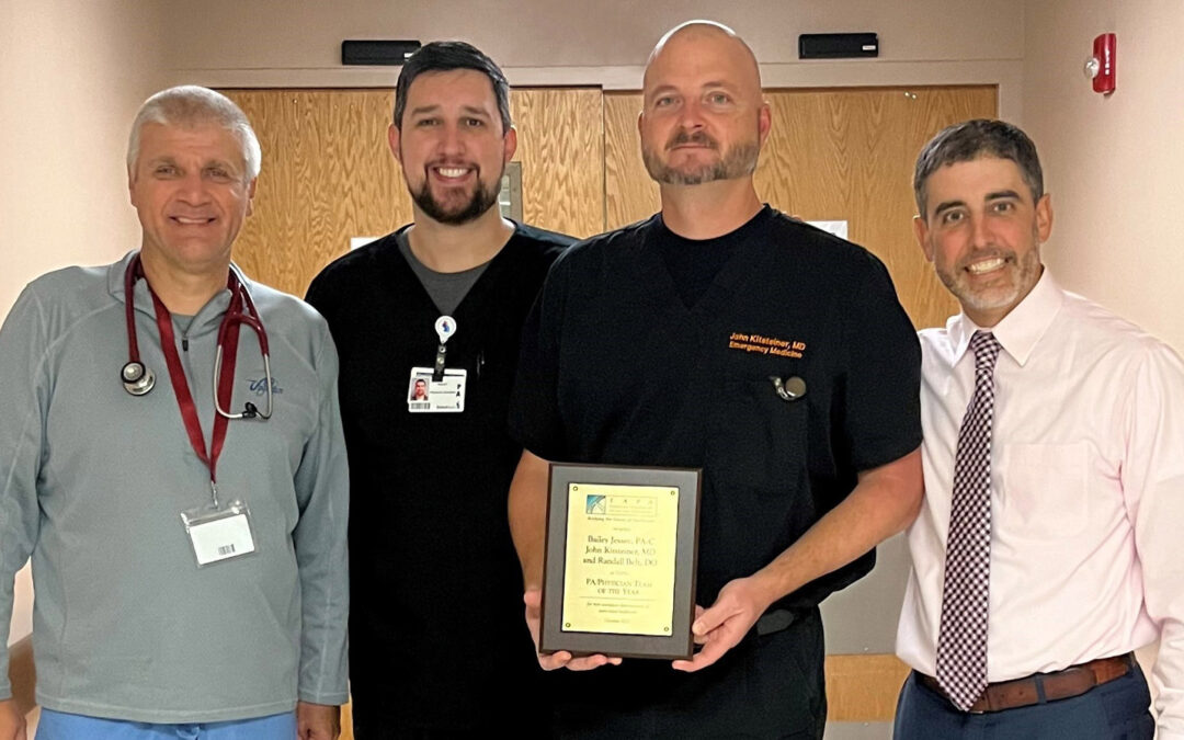 Milligan professors, alumnus receive PA/Physician Team of the Year award