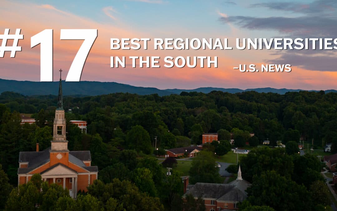 Milligan ranked #17 by U.S. News for regional universities in the South