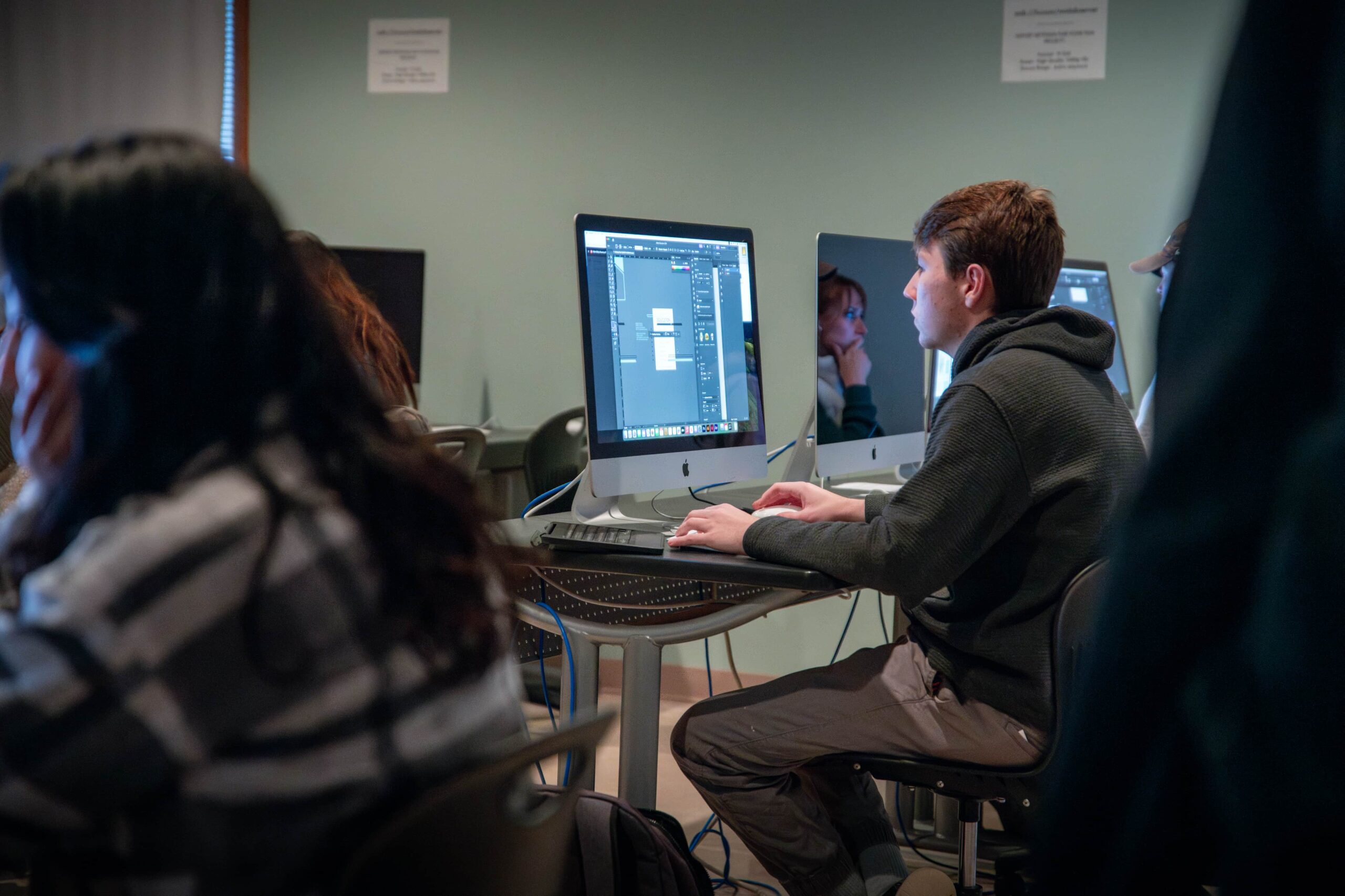 Paxson Communications Center Don't forget to drop in to Paxson Communications Center. Check out our state of the art multimedia Mac lab with 18 student iMac workstations, video edit bays, a convergent newsroom, a newly equipped FM radio station, television studio, and control room.